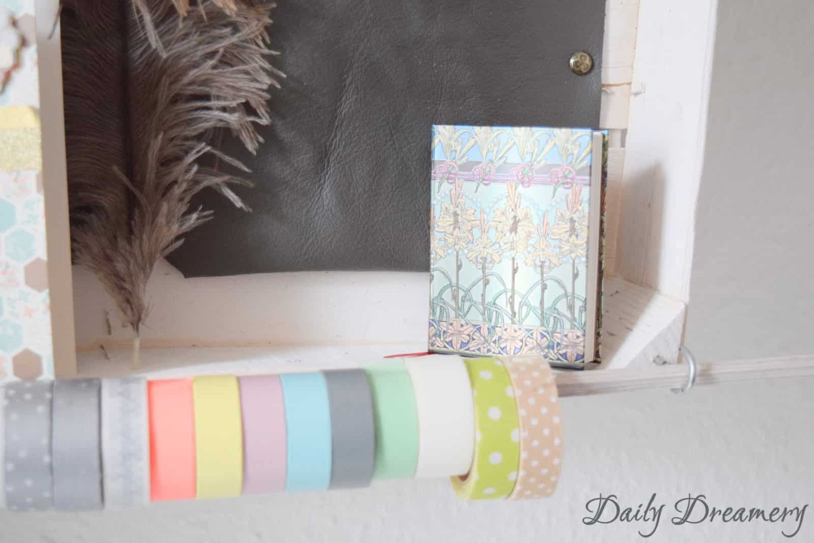 DIY-Wandutensilo aus einer Obstkiste