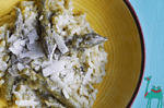 Grüner Spargel Risotto
