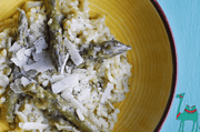 Grüner Spargel Risotto