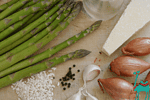 Grüner Spargel Risotto