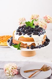 Waffeltorte mit Kaffeesirup von den [Foodistas]