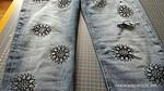 Jeans bestempeln