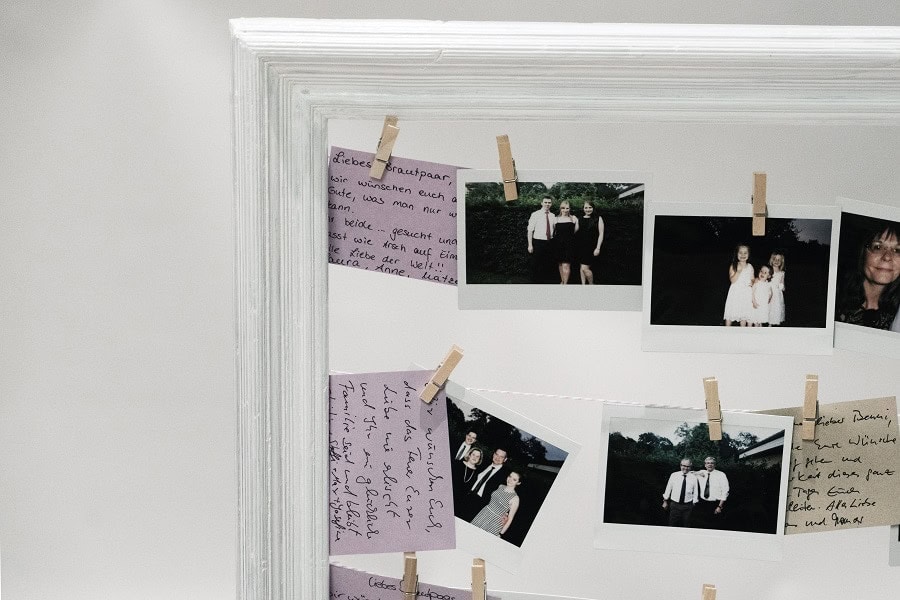 Das alternative Polaroid-Gästebuch-Bild