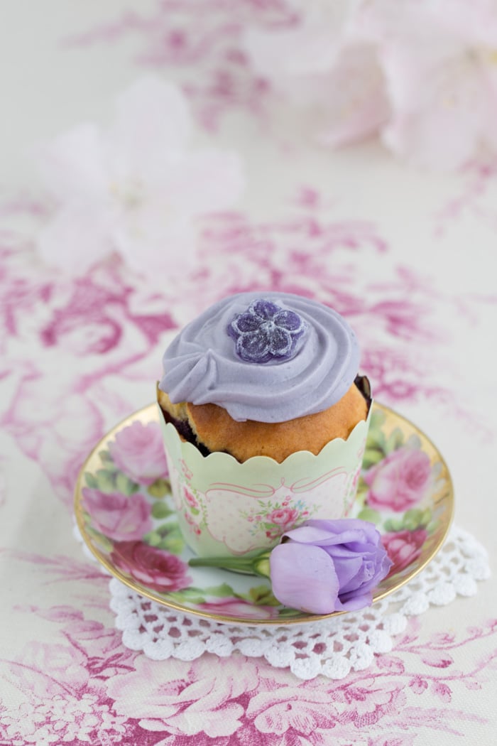 „Blaubeer Cupcakes!“