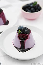 Blaubeer-Panna-Cotta