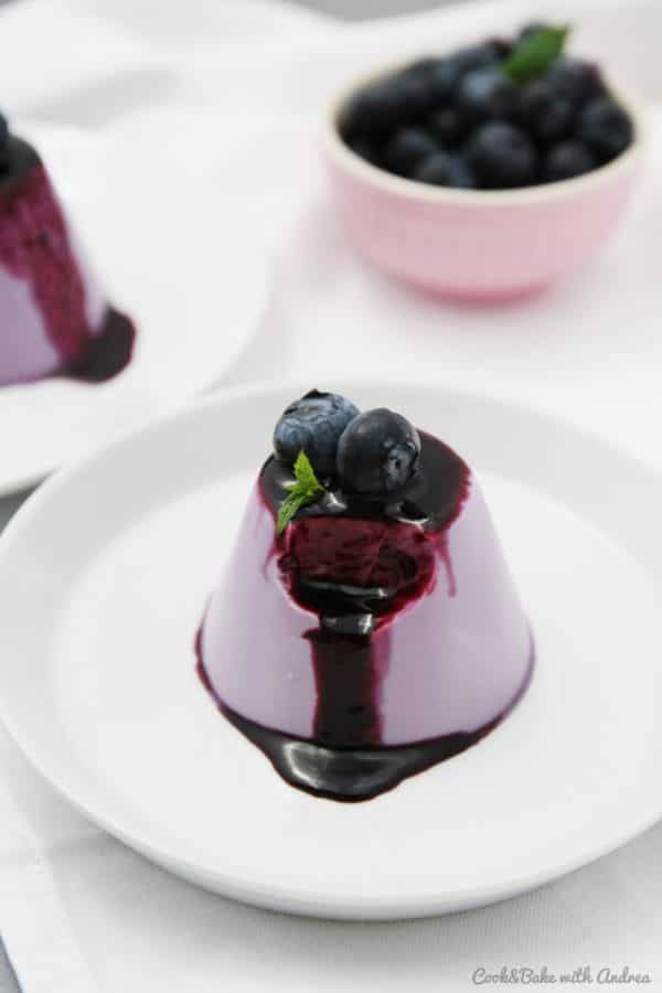 Blaubeer-Panna-Cotta