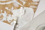 DIY Bedrucktes Geschenkpapier mit Farnmuster