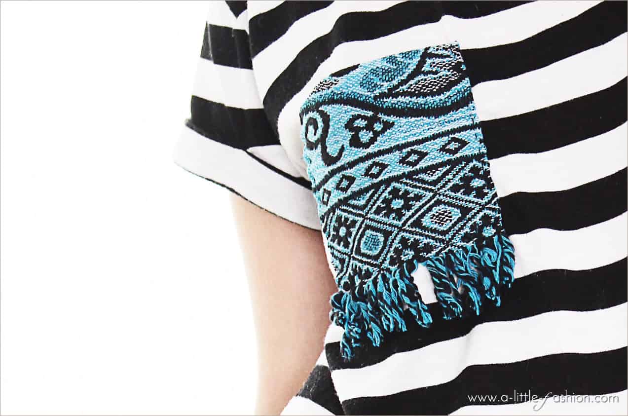 T-Shirt mit Ethno-Brusttasche aufpeppen