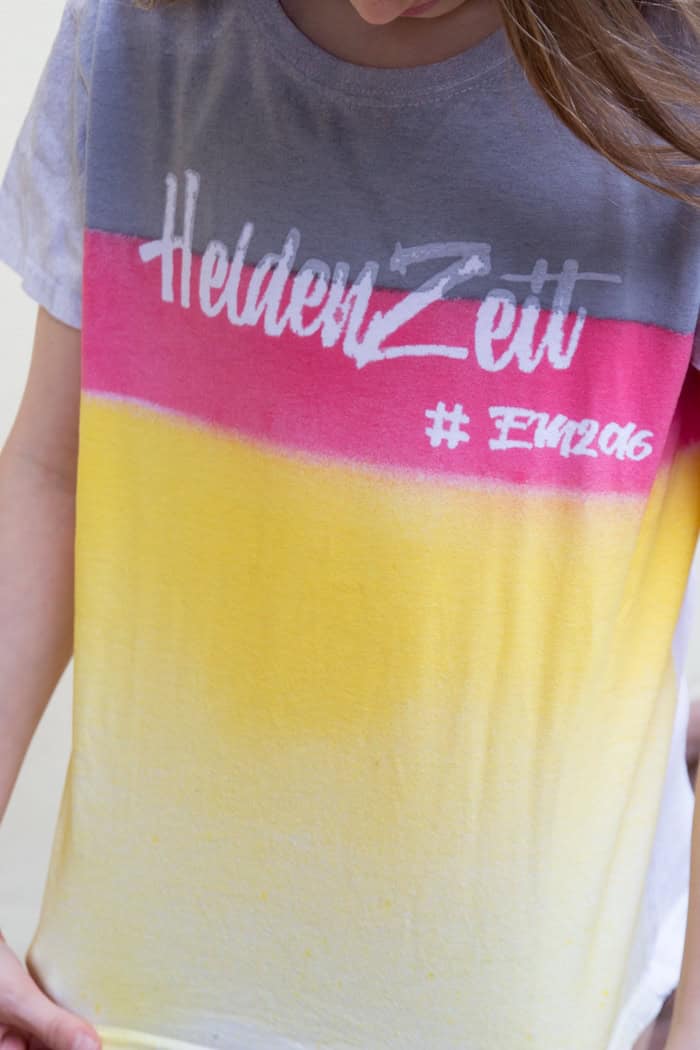 Heldenzeit – Shirt-Design zur Fußball-Europameisterschaft