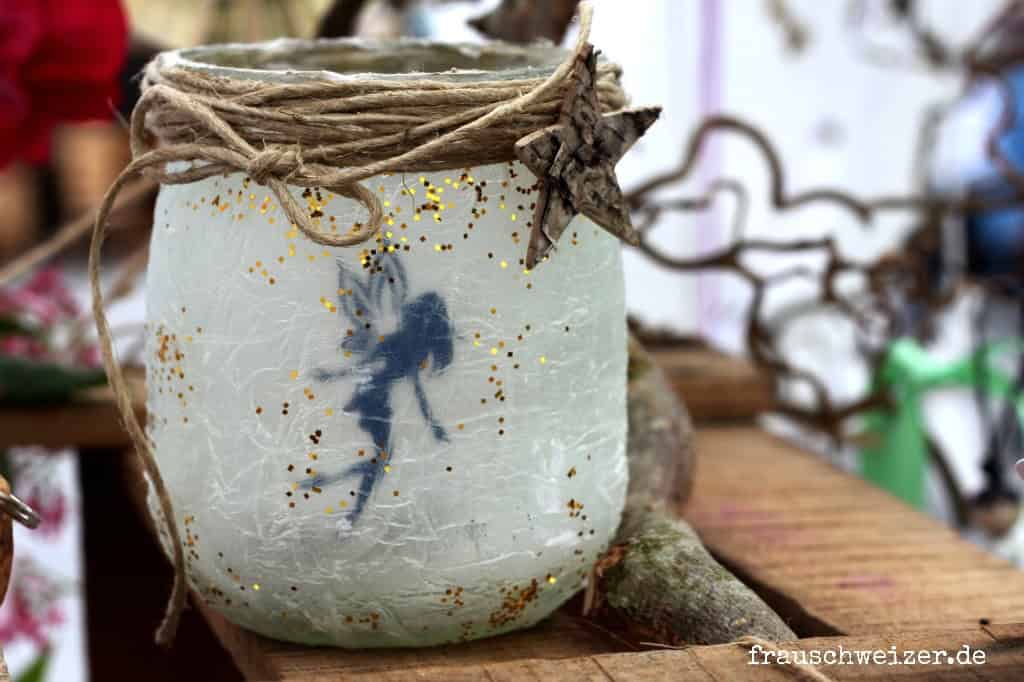 DIY- Windlicht Fee im Glas