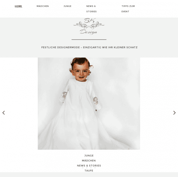BK Design – Festliche Designermode – Einzigartig wie Ihr kleiner Schatz BK Design – Festliche Designermode – Einzigartig wie Ihr kleiner Schatz