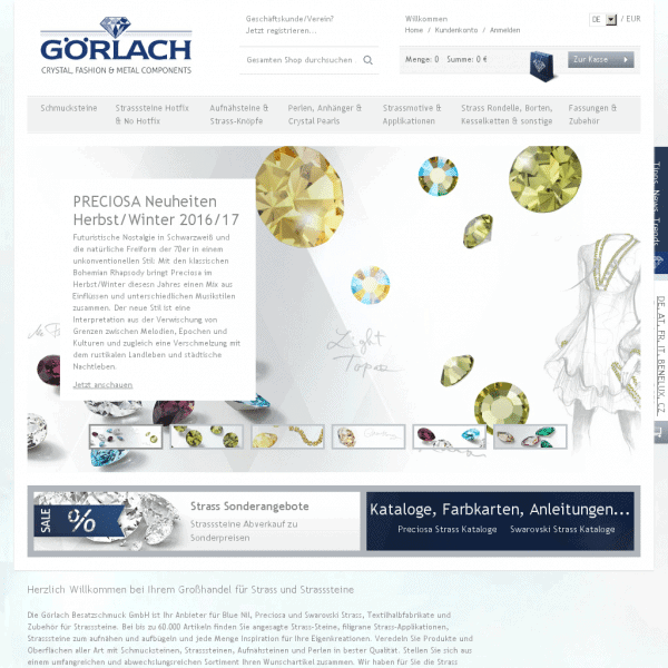 Strass – Strass-Steine und Schmucksteine bei Görlach online kaufen