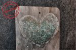 Glückwunschkarte mit Lichterkettenherz