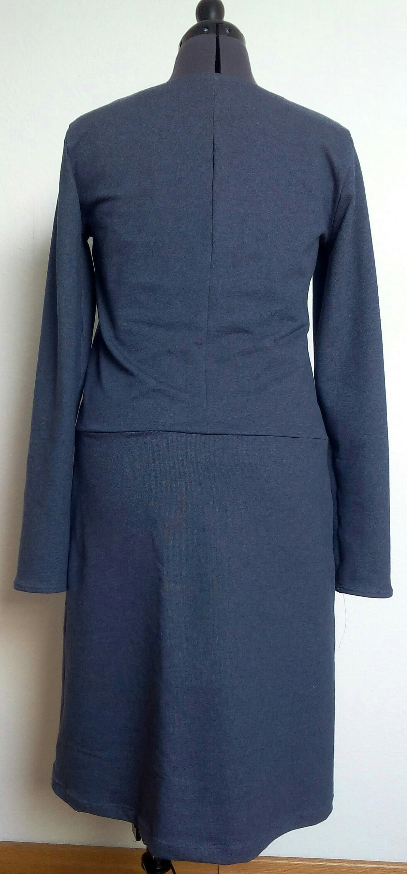Sweatkleid in Jeansoptik