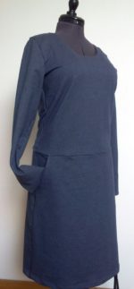 Sweatkleid in Jeansoptik