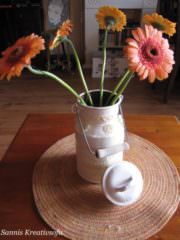Milchkannenvase