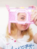 Bügelperlen / Kinderkamera / Bilderrahmen