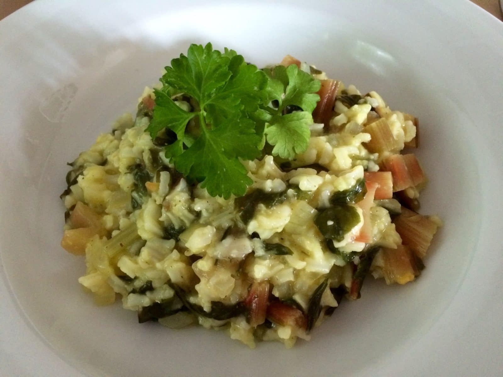 Mangold-Risotto