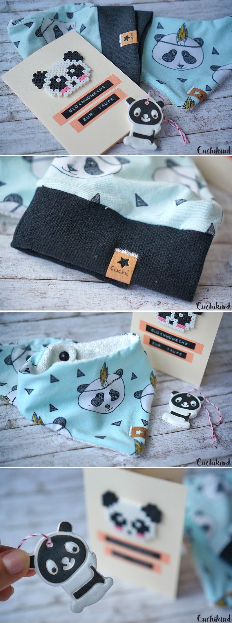 DIY-Geschenkeset „Panda“ zur Taufe