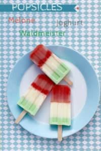 Fruchtige Popsicles: mit Melone & Joghurt