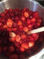 Rote Grütze für den Vorrat