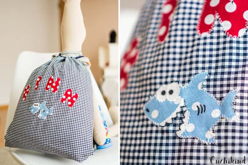 Turnbeutel für den Kindergarten nähen