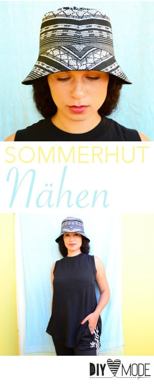 Sommerhut nähen mit Schnittmuster