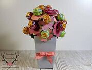 Chupa Chups Blumenstrauß und kleine Karte für Lieblingsmenschen