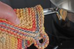 ANLEITUNG: TOPFLAPPEN STRICKEN AUS BÄNDCHENGARN