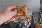 ANLEITUNG: TOPFLAPPEN STRICKEN AUS BÄNDCHENGARN