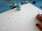 Malen mit Aquarell – sommerliche Wassermelone