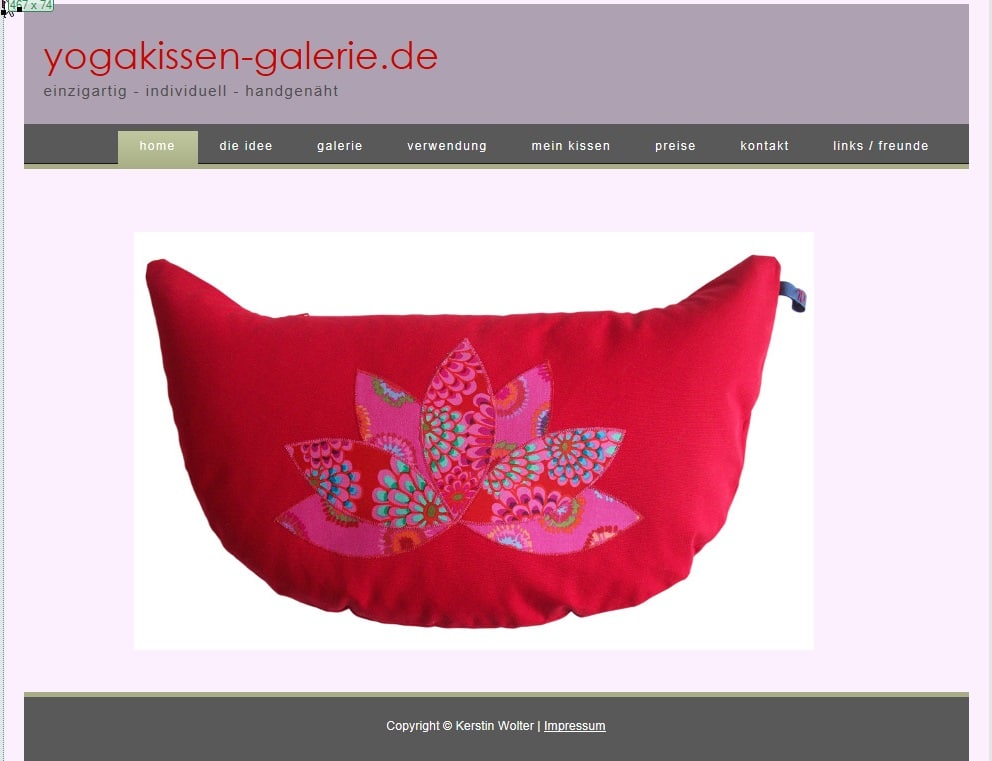 yogakissen-galerie.de – Home