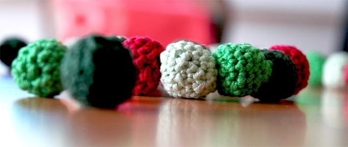 Häkelperlen für Schmuck