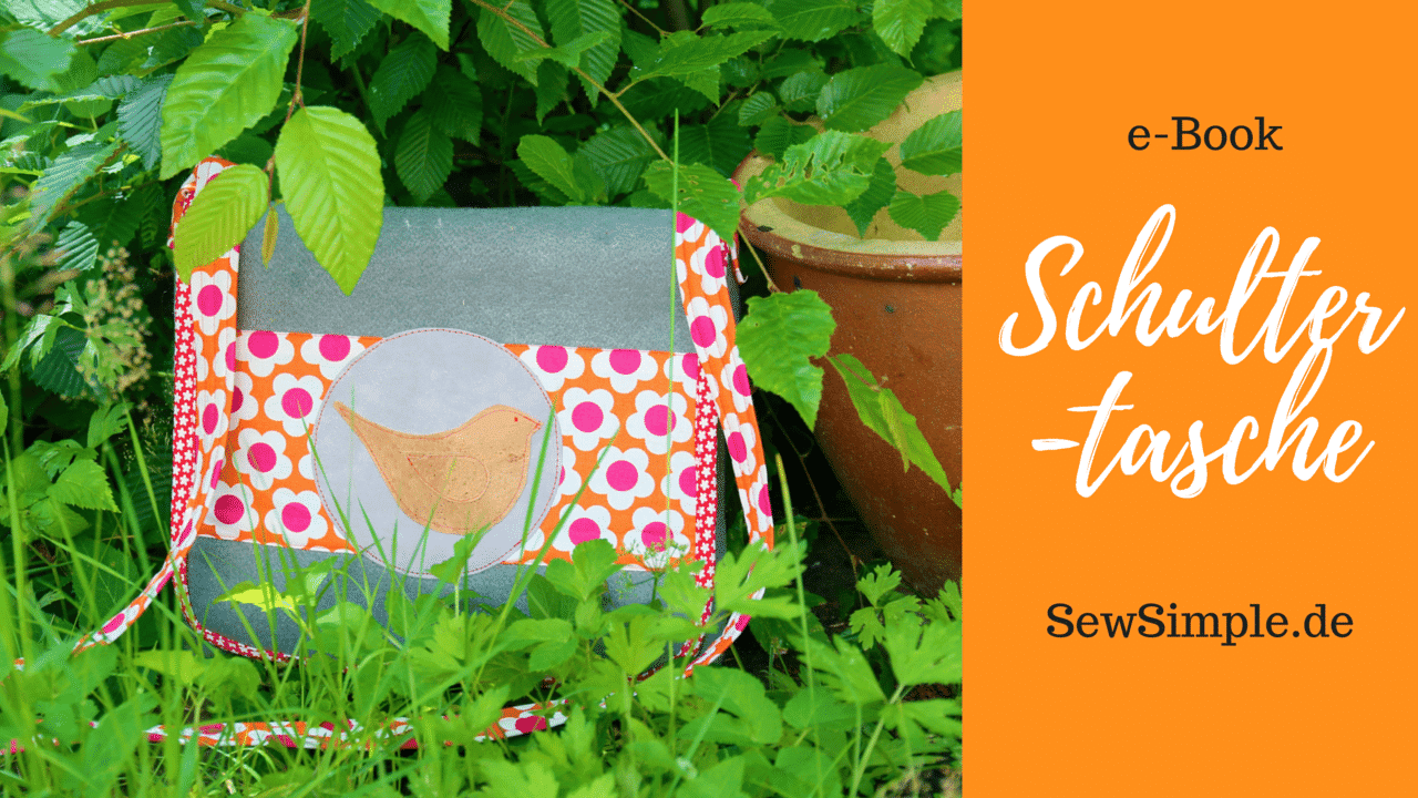 Gratis Schnittmuster: Schultertasche nähen