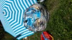 meine durchsichtige Familien Strandtasche Gewinnspiel