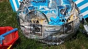 meine durchsichtige Familien Strandtasche Gewinnspiel