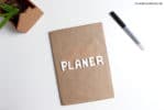 DIY Fimo Buchstaben für Notizbücher