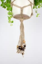 Makramee Blumenampel knüpfen