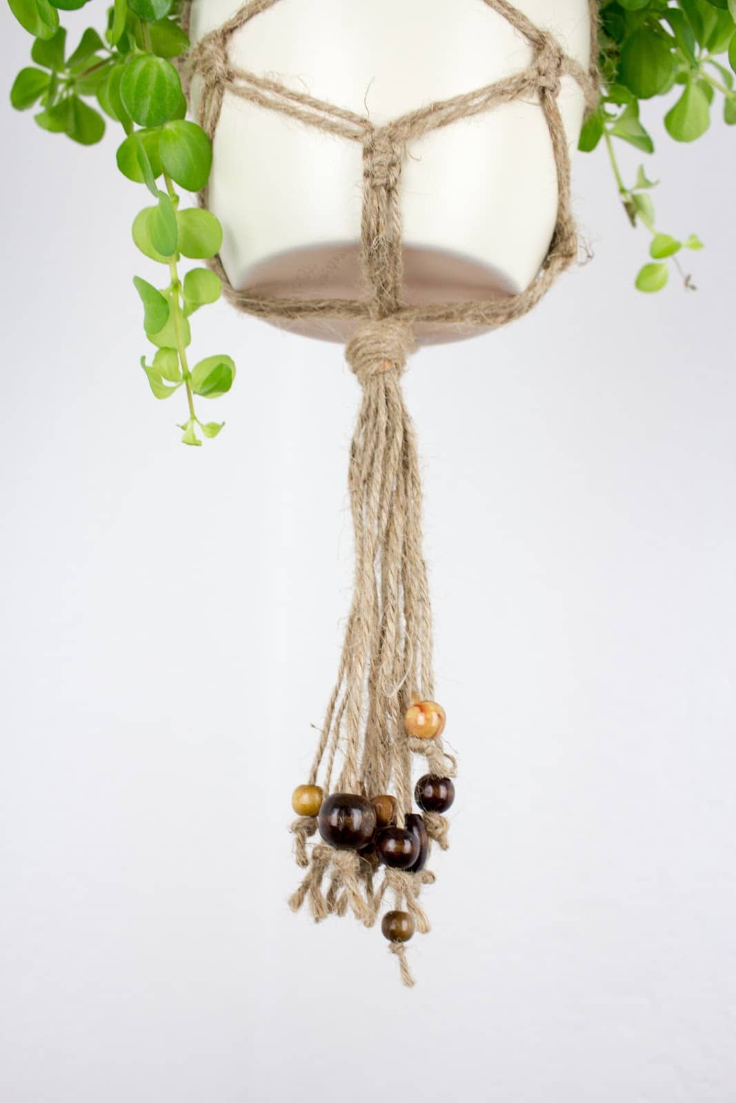Makramee Blumenampel knüpfen