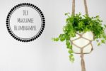 Makramee Blumenampel knüpfen