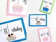 DIY Muffin Geburtstagskarte