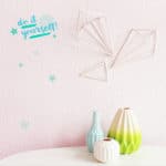 DIY GEOMETRIC WALL ART / WANDOBJEKTE BASTELN