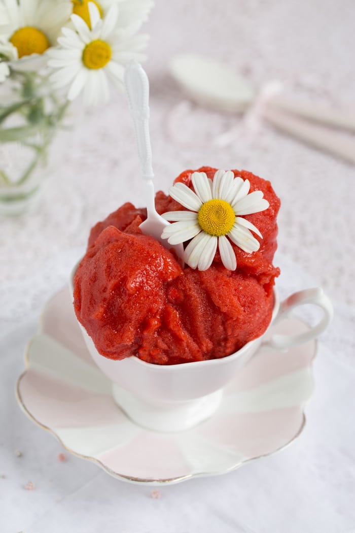 „Erdbeer Sorbet!“
