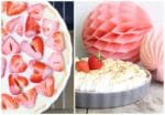 {lecker: } Erdbeertarte mit Baiser und Eierguß