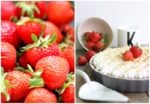 {lecker: } Erdbeertarte mit Baiser und Eierguß