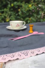 Upcycling: Tischdecke im Vintage Style