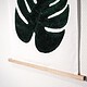 DIY Monstera-Print im Wandkarten-Look