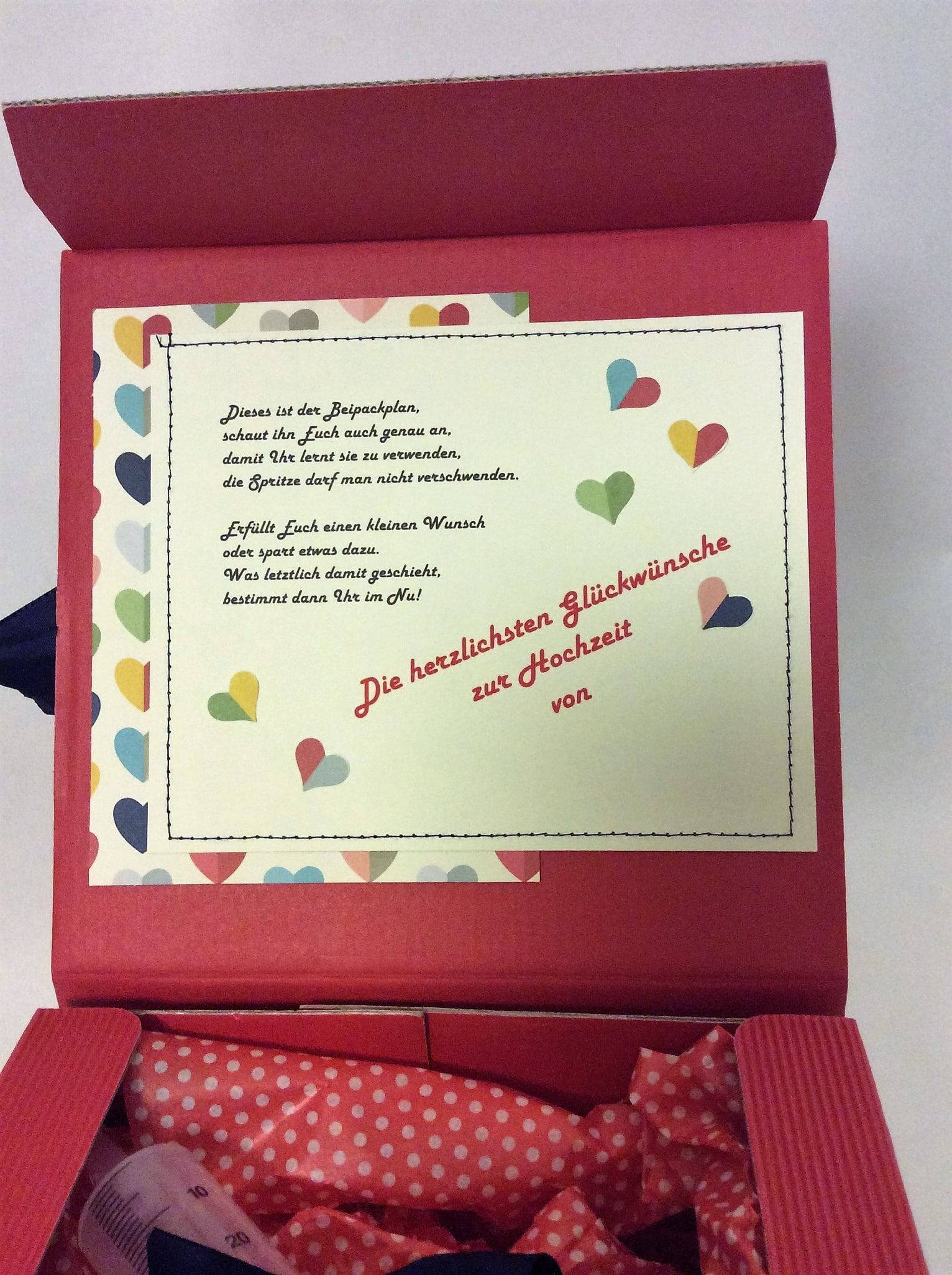 Geldgeschenk nett verpackt