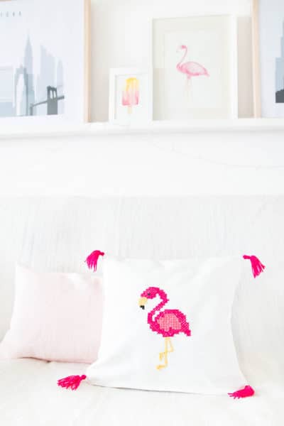 DIY Flamingo Kissen