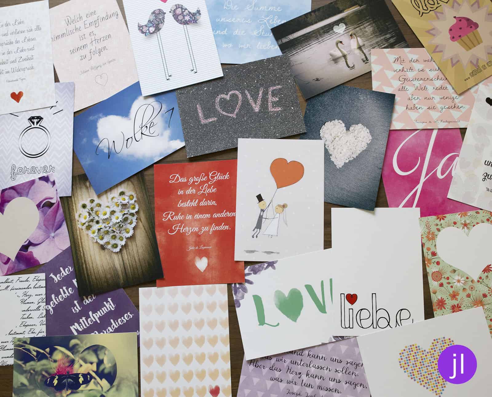 26 Postkarten für das Hochzeitspaar 2nd Edition Geschenke bei